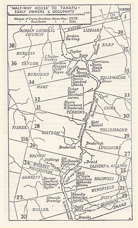 Carman's 1952 map of the Halfway